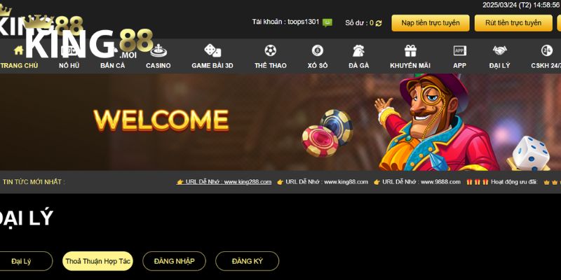 Hợp Tác Đại Lý 2 Lý do nên trở thành đại lý hợp tác cùng King88