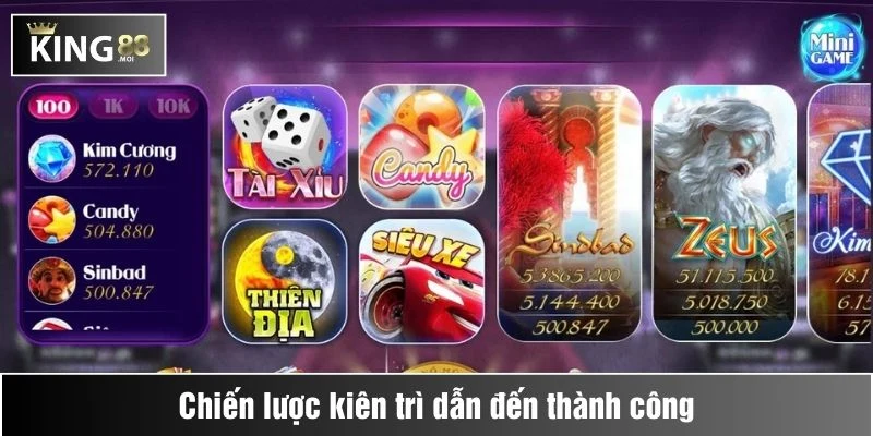 Chiến lược kiên trì dẫn đến thành công